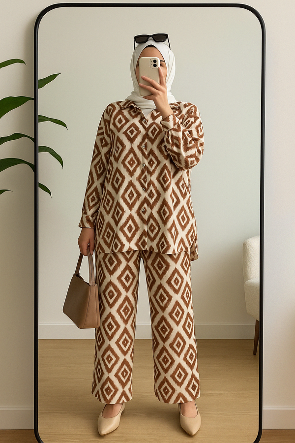 Elina Set | Soft Color Two-Piece Everyday Look