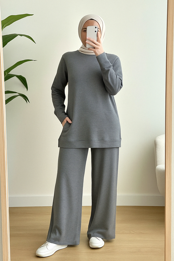 Lina Set | Soft Cotton Two-Piece for Daily Modest Comfort