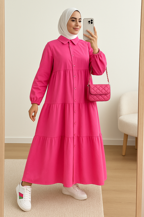 Amal Cotton | Breathable Cotton Modest Dress